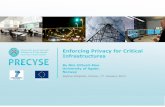 Enforcing Privacy for Critical Infrastructures - ETSI · PRECYSE Methodology Metrics ISO2700x Security Management standard Overarching requirements Other standards and best practices
