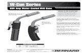 Available Necks and Consumables W-Gun Series · 2015-08-18 · Issued Sept. 2014 • Index No. SPEC WCSA-1.5 W-Gun Series 600 Amp Water-Cooled MIG Guns All Guns are Not Created Equal.