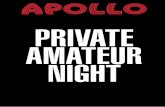web booklet - Apollo Theater · ng, bebop, R&B, gospel, blues, soul, and hip-hop. ateur Night has occurred virtually every Wednesday night since t] was among the first winners of