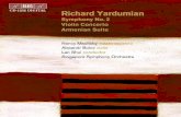 YARDUMIAN, Richard - eClassical.com · The soloist’s line is characterized by leaps of thirds, twisted in chromaticism, and contrasts with the largely chordal support which pervades