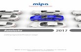 LP Autolack 2017 DE EN - b-coat.beb-coat.be/LP_Autolack_2017_DE_EN_neu.pdf · 6 Mipa Autolacke 2017 Mipa Spachtel Mipa Filler/Stopper Mipa E 90 Lösemittelfreier, schleifbarer 2K-Epoxy-Spachtel