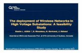 The deployment of Wireless Networks in High Voltage ... · 8 - Basile L. Agba EPEC 2012, London, Canada Channel model & Simulation parameters WiFi (IEEE WiFi (IEEE 802 802.1111b/g/a)