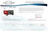 Equipos stick industrial - solucionestubulares.com stick industrial.pdf · SOLDADURA AL ARCO CON ELECTRODO REVESTIDO. ... GRI-TEC, como: Gricon, Griduct, Gritherm, Grinox, ... 100%
