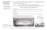 Drain Port on Bleach/Stain Removal Dispenser** · Productos de lavandería Modelos: Los siguientes modelos usan el número de pieza de dispenser W10187307 MVWB300WQ ...