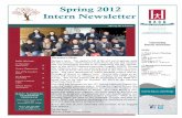 Spring 2012 Intern Newsletter - Hispanic Association 2012 FINAL.pdf · Spring 2012 Intern Newsletter