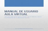 Manual de Usuario Aula Virtual · Manual de Usuario Aula Virtual ... 6.2 Adjuntar un archivo o apunte ... Cada docente necesita configurar la estructura del curso de acuerdo a lo