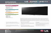 65SJ9500 - Bad Boy · The LG SJ9500 Super UHD TV provides an amazing 4K experience using Nano Cell™ technology to produce amazing colours, deep blacks and provide wide viewing angles,