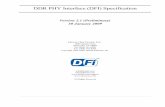 DDR PHY Interface (DFI) Specification - Fudan …soc.fudan.edu.cn/vip/attachments/download/2171/DDR_PHY_Interface... · DFI Specification by Licensee and that Licensee will not claim