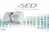 the perfect ESR system - Alcor Scientificalcorscientific.com/.../11/112-09-054-07.2014-US-iSED-Sell-Sheet_1.pdf · iSED’s micro-flow cell captures the critical kinetics of Red Blood