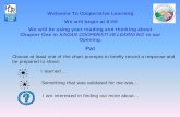 Pat - btboces.org 1T.pdf · Welcome To Cooperative Learning . We will begin at 8:00. We will be using your reading and thinking about Chapter One in . KAGAN COOPERATIVE LEARNING