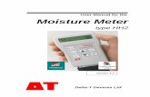 User Manual for the Moisture Meter - Delta T · User Manual for the Moisture Meter type HH2 Delta-T Devices Ltd Version 4.2