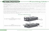 Punching Unit - NITROGAS · 1  Punching Unit 1 2 Punch adjustment STEP 1 To adjust and line up the punch, remove the bolt circlip (1) and extract the gas spring bolt (2).