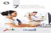 7 Major Challenges for the Contact Center - Jacada … · 7 Major Challenges for the Contact Center – And How To Overcome Them Challenge 1 - Transition to Customer Experience Management