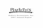 Rubio's Restaurants, Inc. 2007 Annual Reportlibrary.corporate-ir.net/library/11/117/117023/items/299195/07ar.pdf · Rubio’s a-Go-Go uses best-in-class packaging which enables us