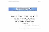INGENIERÍA DE SOFTWARE AVANZADA - …cursos.aiu.edu/Ingenieria de Software Avanzada/PDF/Tema 3.pdf · 3.1 Controles en aplicaciones y sistemas de gestión ... Archivos y procesos