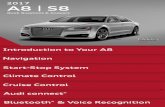 View 2017 A8 Quick Question & Answers Guide · 2017 Quick Questions & Answers Audi Introduction to Your A8 Navigation Start-Stop System Climate Control Cruise Control Audi connect@