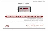 Monitor de Temperatura – M96pregaoeletronico.cesp.com.br/Licita\dv_int.nsf/4.2.V... · 2012-07-31 · ELECTRON TECNOLOGIA DIGITAL LTDA Página 2/15 Monitor de Temperatura M96 MANUAL