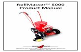 RollMaster™ 5000 Product Manual - images-na.ssl … · 1700 Jasper St., Unit F, Aurora, CO 80011 T 800.624.6706 F 303.364.7796 • Newstripe.com RollMaster™ 5000 Manual / 3068.1116