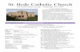 St. Bede Catholic Church · St. Bede Catholic Church ... St. Vincent de Paul, Rectory, 412-661-7222 Mrs. Dorothy Hays, ... Roger Schultz, as a place of hospitality