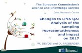 Joint Research Centre - European Commission · Joint Research Centre Changes to LPIS QA: Analysis of the sampling representativeness and impact on 2017 ... PCPI (% of pop. in central