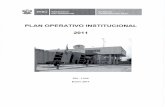 PLAN OPERATIVO INSTITUCIONAL 2011 - …intranet.igp.gob.pe/transparencia/poi/poi_2011.pdf · Huancayo (provincia de Huancayo, Departamento de Junin), bajo la administraciOn del Departamento