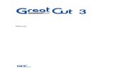 Manual - cocut.de · 2.3.3 GreatCut Script in Adobe Illustrator 8-10, CS-CS6, CC ... GreatCut 3 Manual ii. Table of Contents 4 Reference Part 4.4.8 The Forward One Command ...
