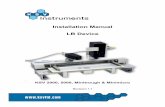Installation Manual LB Device - The Molecular …mmrc.caltech.edu/LB Trough/KSVLayerBuilderv3_33/Manuals... · 2018-08-20 · Installation Manual LB Device KSV 2000, 5000, Minitrough