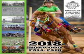 NORWOOD · 2018 norwood fall fair october 6th, 7th & 8th proud of the past poised for the future celebrating 150 years 1868 - 2018 •