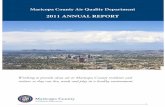 Working to provide clean air to Maricopa County … Report... · (NTC) to Opportunity to Correct (OTC) on November 7, 2011 ... (602) 506-5150. The department issues air quality permits