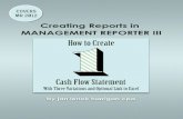 Creating Reports in Management Reporter III … · Chapter 1 Internal Cash Flow ... Creating Reports in Management Reporter III Sample Pages Author: Jan Lenoir Harrigan Created Date: