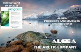 Kristiansund 19.10.2016 ALGEA PRODUCTS AND …Biondi_Seminar+Kristiansund.pdf · PRODUCTS AND MARKETS Ottorino Biondi General manager. 2 21 October 2016 FERT FEED FOOD ESTHE Tradition