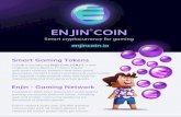 Infographic - Enjin Coin · Enjin@ is introducing Enjin Coin ("ENJ"), a new cryptocurrency (Bancor Protocol Token) and smart contract platform that gives game developers, content