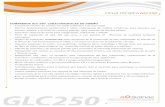 COMPRESOR GLC 250 CARACTERISTICAS DE …galnac.com/wp-content/uploads/2016/02/GLC-250-10.pdf · • Compresor rotativo de tornillo con perfil asimétrico y de una etapa. • Rotores