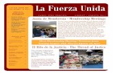 La Fuerza Unida · Highlander • Madrina and Padrino Program ... LA FUERZA UNIDA “The video pro-jects focused on...elderly abuse, immigrant ... fundadora del Iniciativo de Paz,