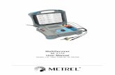 MultiServicer MI 2170 User Manual - primeent.in€¦ · E-mail: metrel@metrel.si ... • If the test equipment is used in a manner not specified in the User Manual, the protection