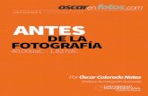 telescopio. - Reflexiones e ideas en torno a la fotografía · Huella realizada por un ser humano en la cueva de El Castillo (Santander, Es- ... propios aportes con reflectores. ...