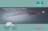 1053 C USA SuperGliss - FEHLING SURGICAL · Sold through Sutter Exclusive Partners Sutter · SuperGliss® non-stick · 2015 | 3 See back cover for contact details Super Gliss® non-stick