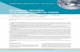 Multimodal treatment of recurrent colorectal cancer … · MULTIMODAL TREATMENT OF RECURRENT COLORECTAL CANCER ... MULTIMODAL TREATMENT OF RECURRENT COLORECTAL CANCER ... sni ce posot