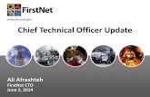 Chief Technical Officer Update cto update.pdf · Chief Technical Officer Update . CTO Focus Areas Embrace the work completed by the Board and my ... ADCOM1 Yes In-Progress 17 PSCR/FirstNet
