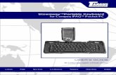 StowawayTM P o r t ab l e Keyboard for Compaq iPAQ …cdn.targus.com/web/us/downloads/pa840_ug.pdf · 1 The Targus Stowaway Portable Keyboard The Stowaway ™ Portable Keyboard is