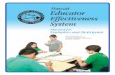 Educator Effectiveness System Forms/Educator Effectivness... · Educator Effectiveness System Manual for Evaluators and Participants. ... The Educator Effectiveness System, or EES,