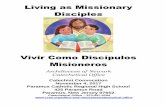 Living as Missionary Disciples - Archdiocese of Newark ... Brochure 11-4... · Taller 2 ó Almuerzo A 11:05 am ... distribuídas las carpetas con la lista y horario de los talleres
