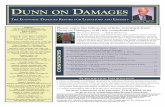 Dunn on Damages - OSKRoskr.com/oskr/wp-content/uploads/2012/08/Issue-3_Kidder.pdf · Dunn on Damages the economic Damages report for litigators anD experts robert l. D unn P b Valuation