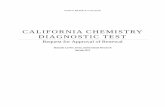 CALIFORNIA CHEMISTRY DIAGNOSTIC TEST · The California Chemistry Diagnostic Test (CCDT) is a timed, paper-pencil challenge exam assessing students’ skills and knowledge in introductory