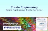 Presto Engineering - SEMI.ORG | Presto... · Presto turn-key services Comprehensive Solutions 1. Leverage