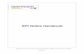 KPI Online Handbook - Openreach Online Handboo… · KPI Online Handbook NOTE: The only valid version of this document is held on Openreach ORBIT, all other copies are uncontrolled