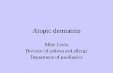 Atopic dermatitis - University of Cape Town · Atopic dermatitis Mike Levin Division of asthma and allergy Department of paediatrics . Eczema / dermatitis is an inflammatory skin