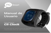 Manual de Usuario - PC Smart manual v5 final.pdf · Instrucciones para el uso del reloj Inteligente PC Smart Cli Clock Por favor lee este manual de ... El tiempo de detección predeterminado