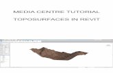 MEDIA CENTRE TUTORIAL TOPOSURFACES IN REVIT-+Toposurface.pdf · 3 1_importing data the 3d contour data in the form of a dwg obtained from arcmap and arcscene needs to be imported