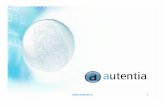 1s English Presentatio 2004-12.pdf · 3 Autentia’s Businesses • Certification of Electronic Bonuses for payment of ambulatory Health services. • Credit card payment using fingerprints.